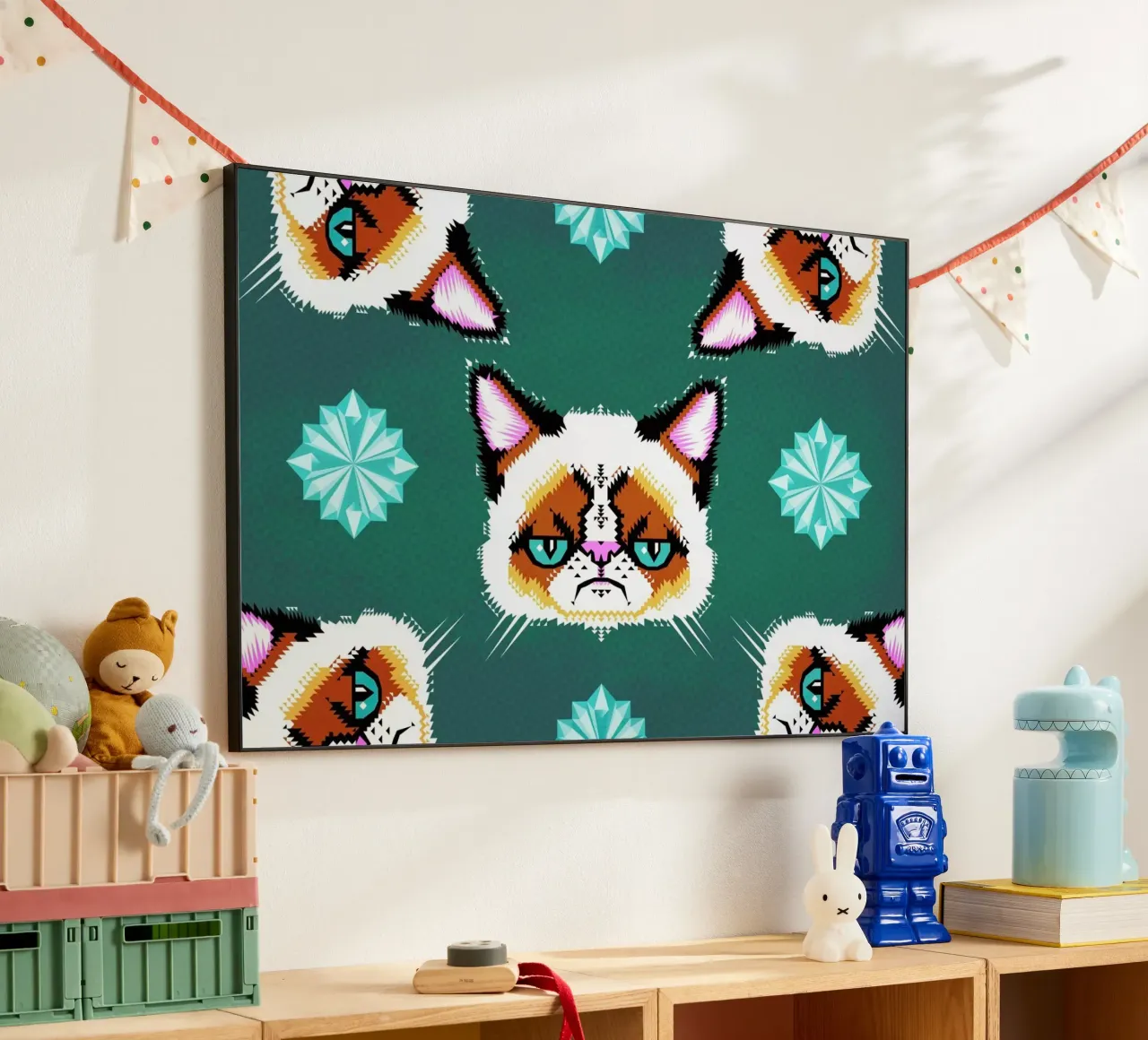 Grumpy Cat forex-plaat van Chobopop