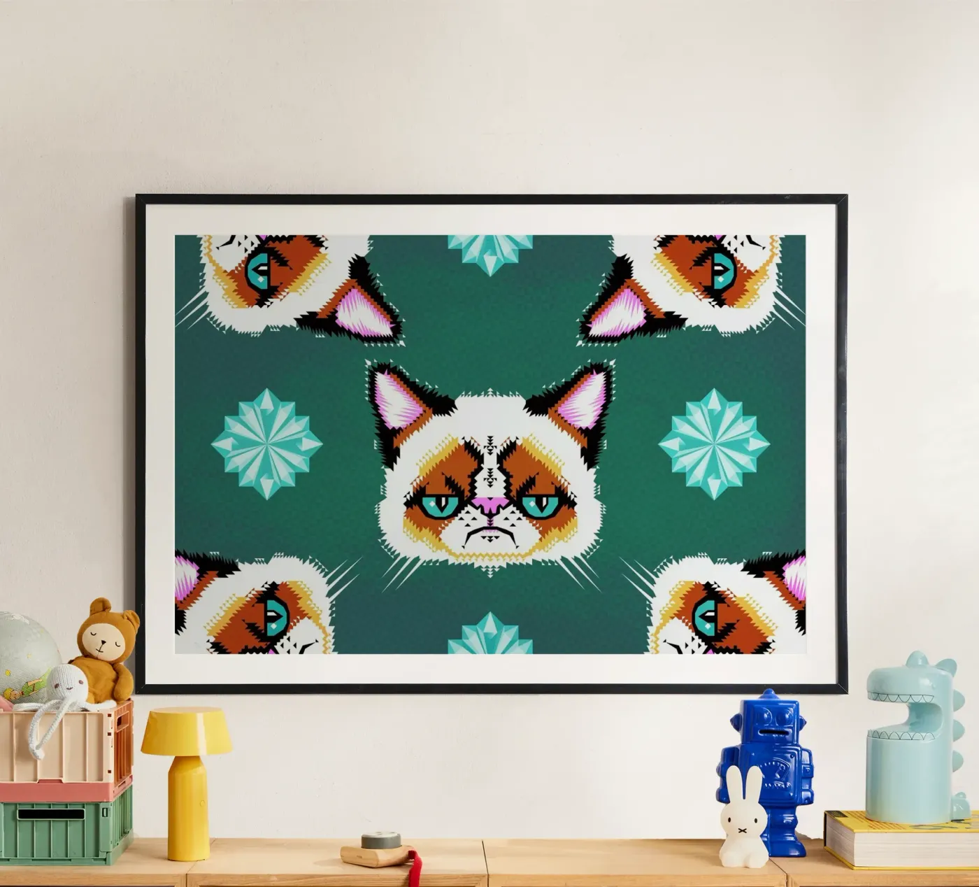 Grumpy Cat poster da Chobopop