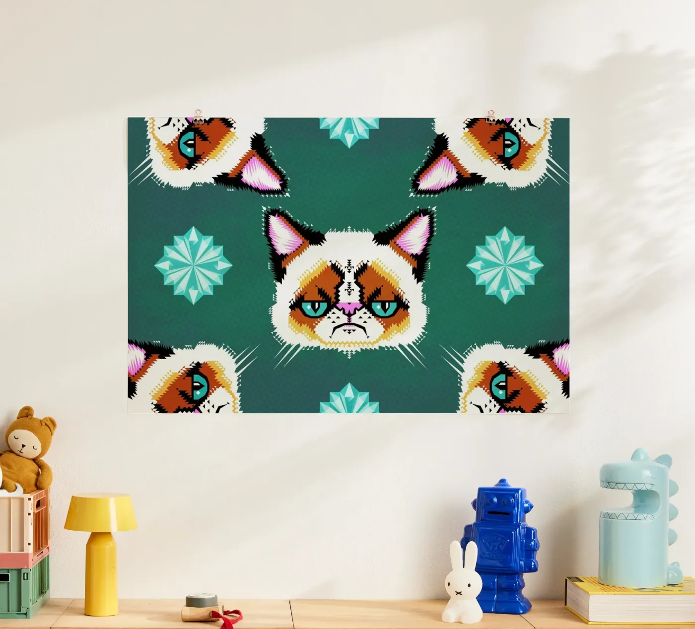 Grumpy Cat poster da Chobopop