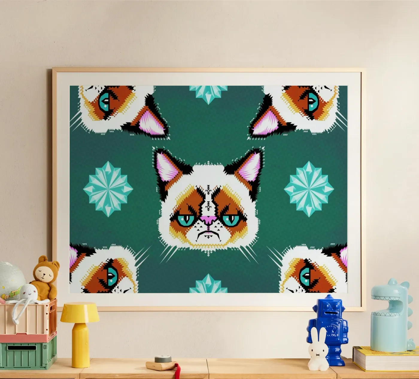 Grumpy Cat poster da Chobopop