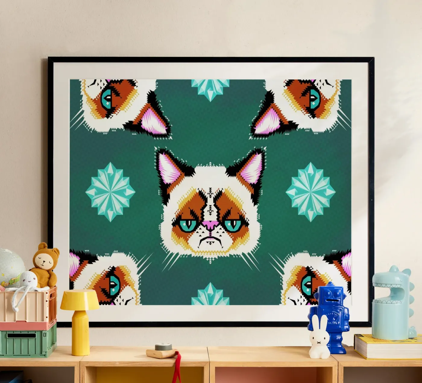 Grumpy Cat poster da Chobopop