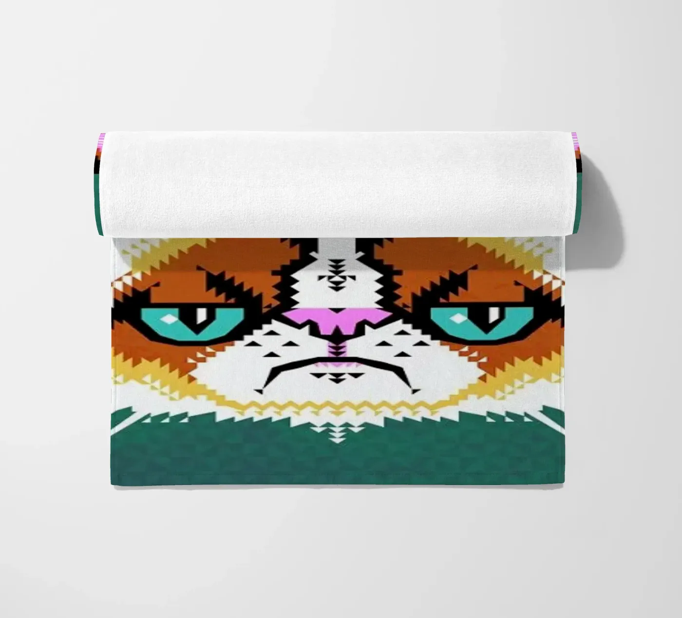 Grumpy Cat Strandtuch von Chobopop