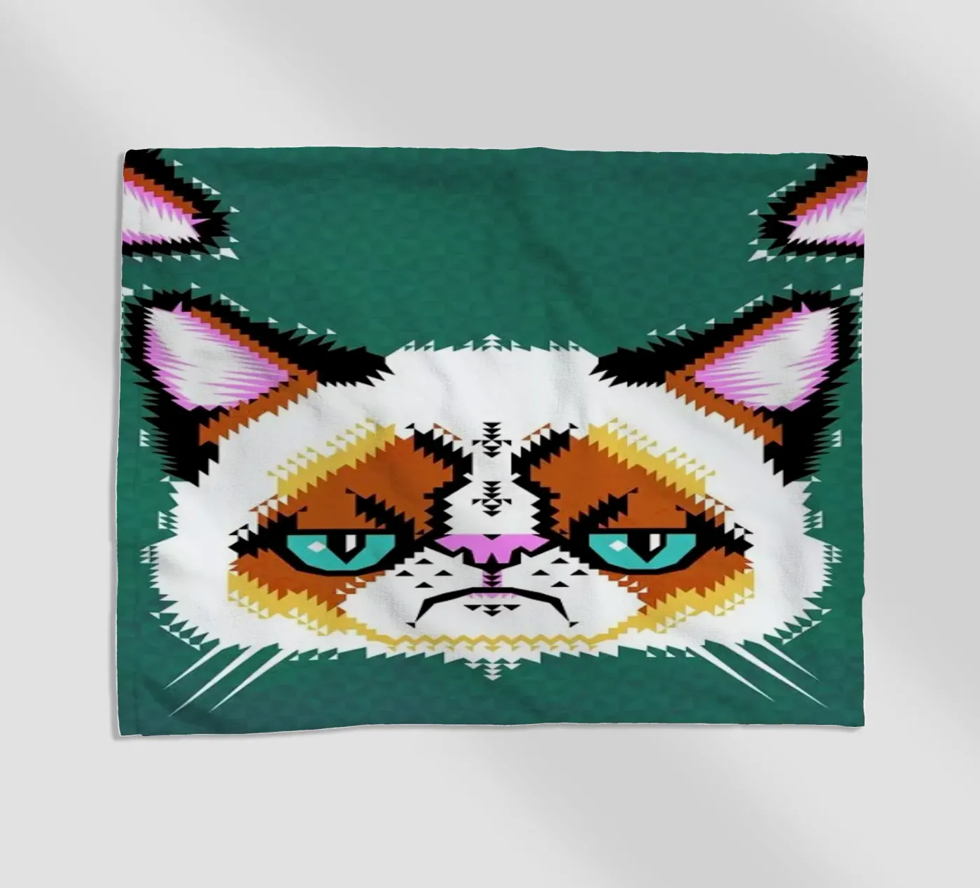 Grumpy Cat Strandtuch von Chobopop