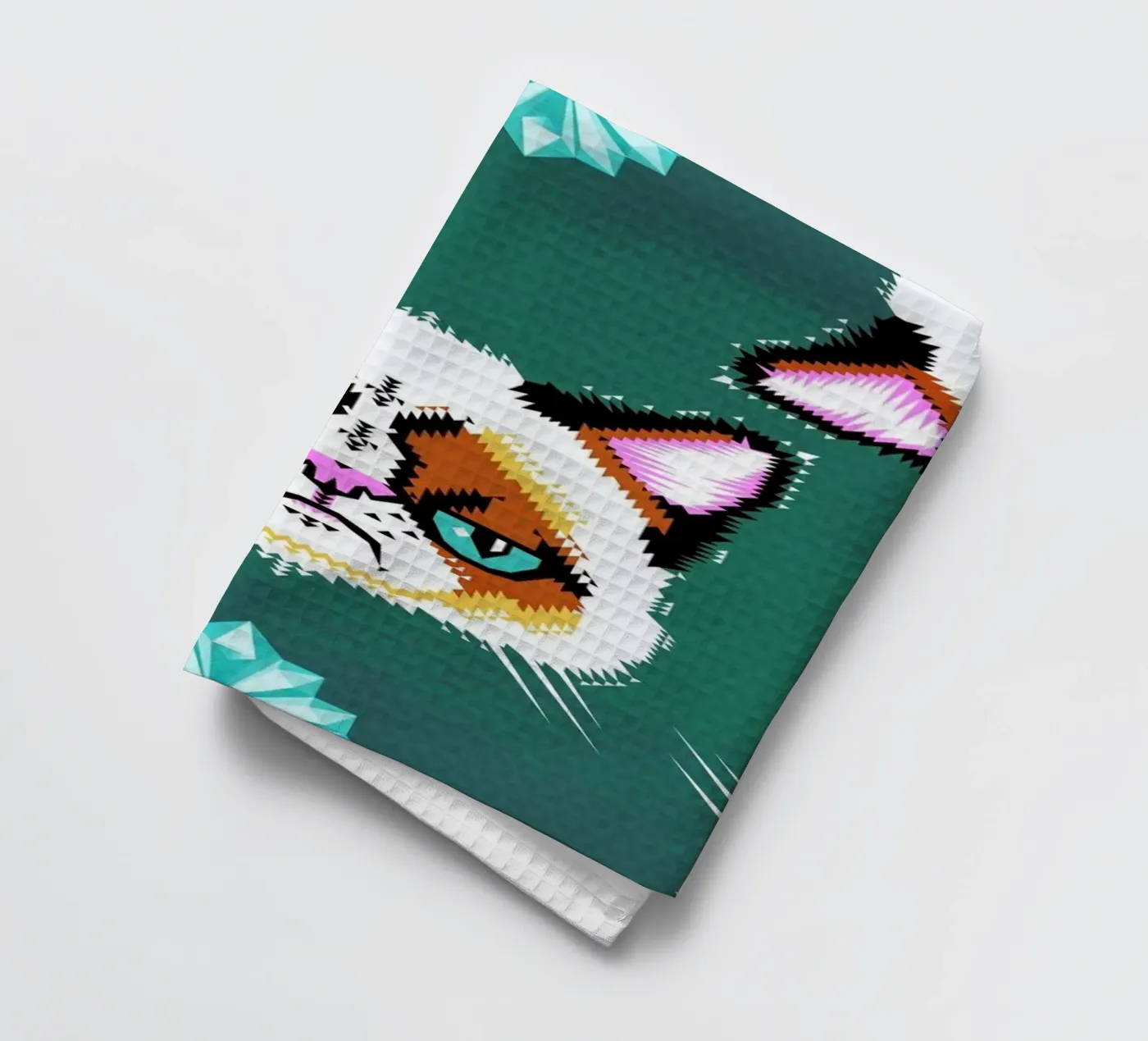 Grumpy Cat tea towel by Chobopop