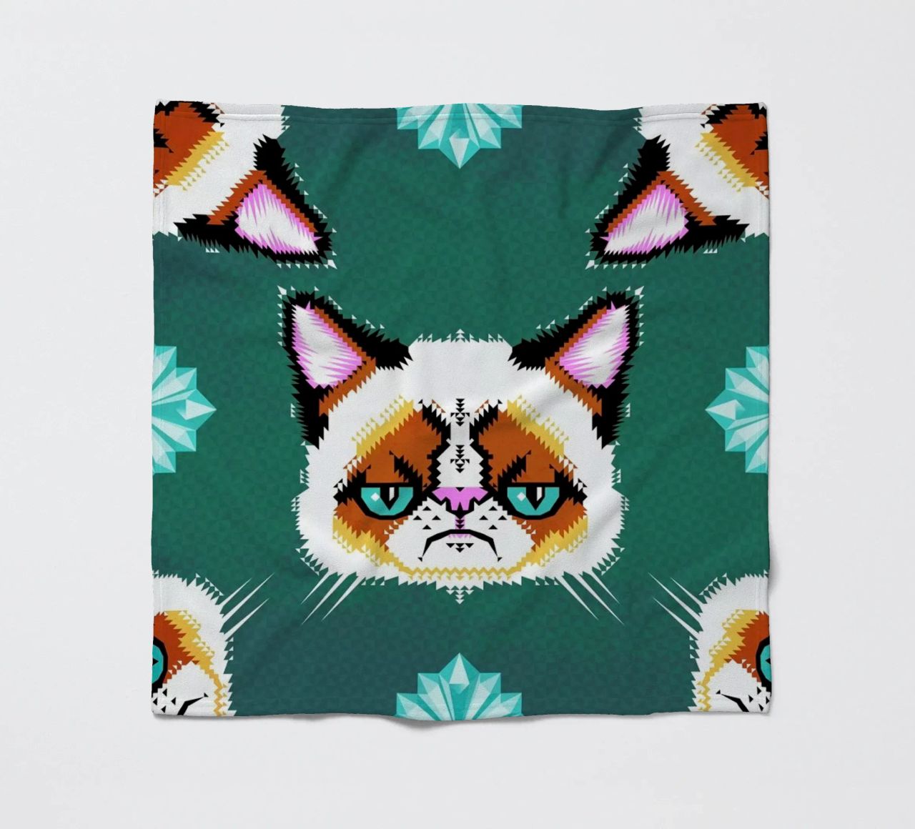 Grumpy Cat coperta in pile da Chobopop