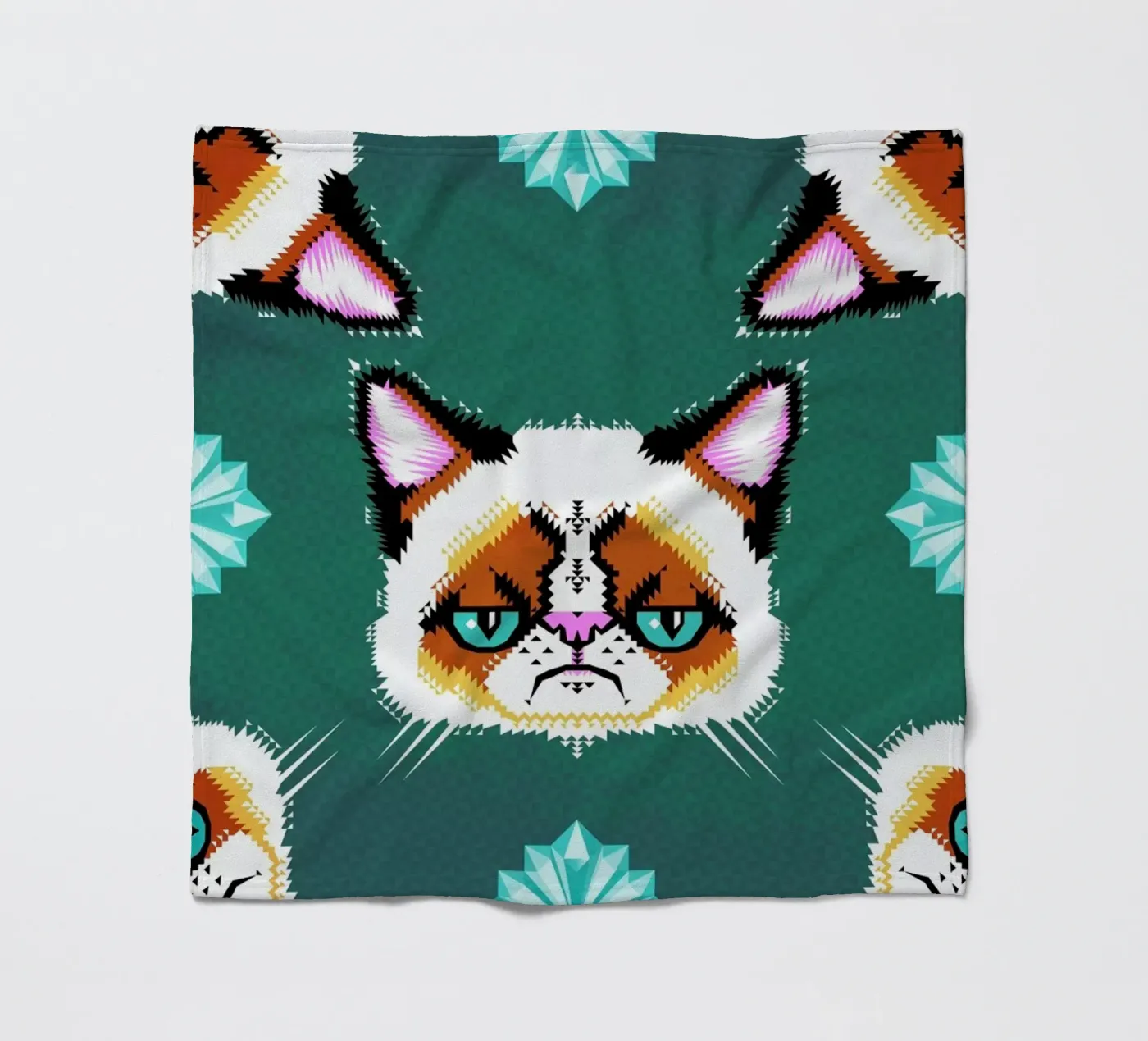 Grumpy Cat Fleecedecke von Chobopop
