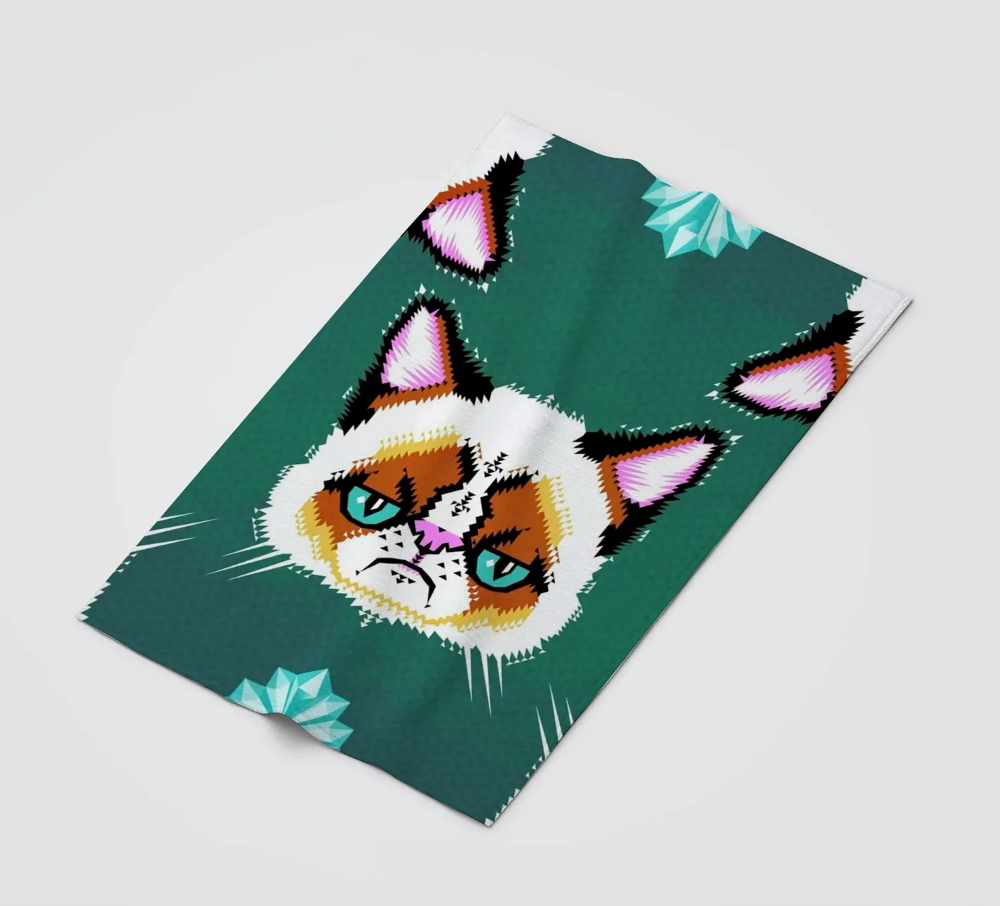 Grumpy Cat Fleecedecke von Chobopop