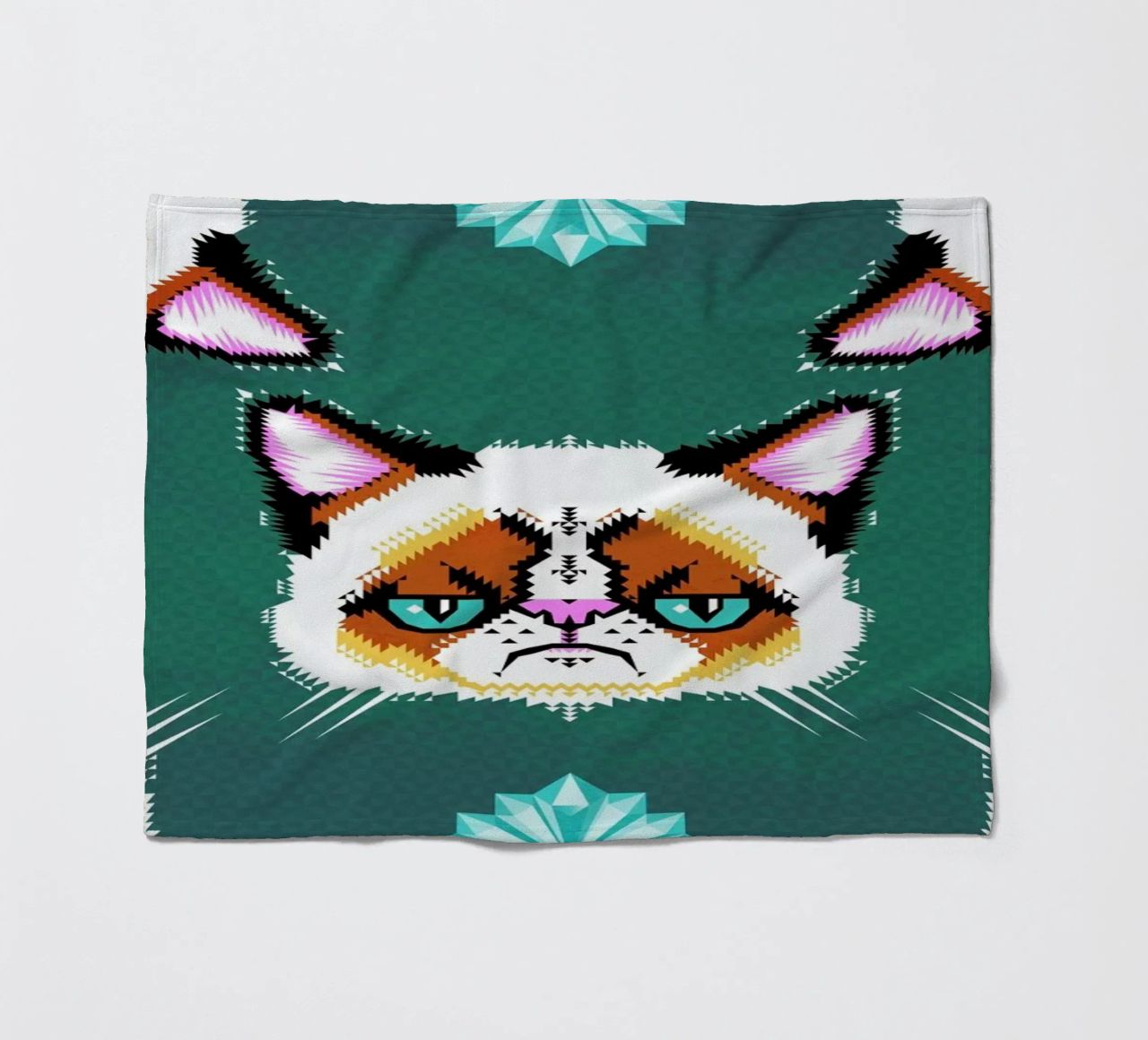 Grumpy Cat coperta in pile da Chobopop