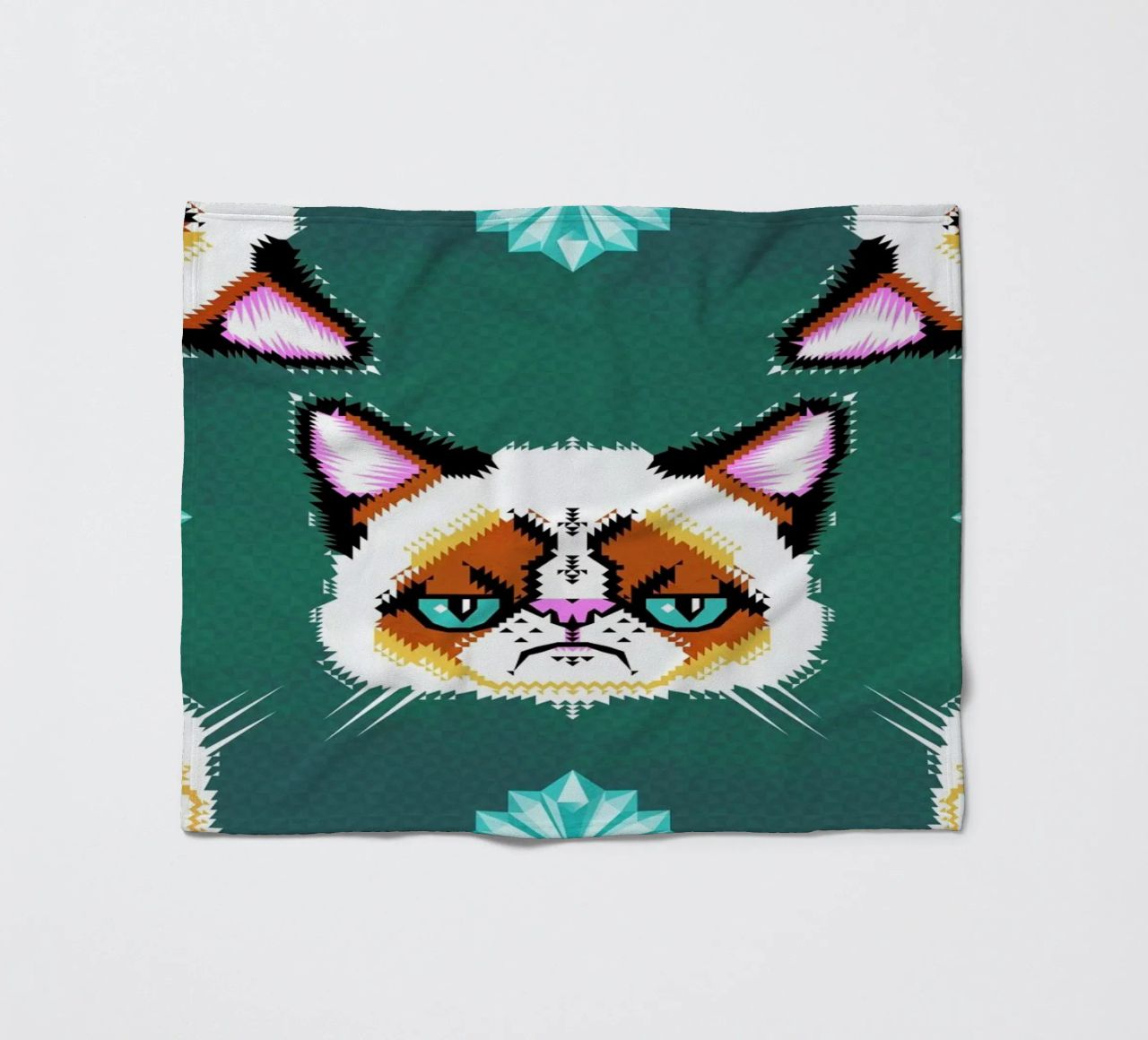 Grumpy Cat coperta in pile da Chobopop