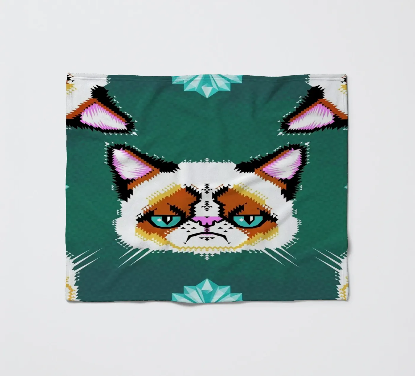 Grumpy Cat fleecedeken van Chobopop