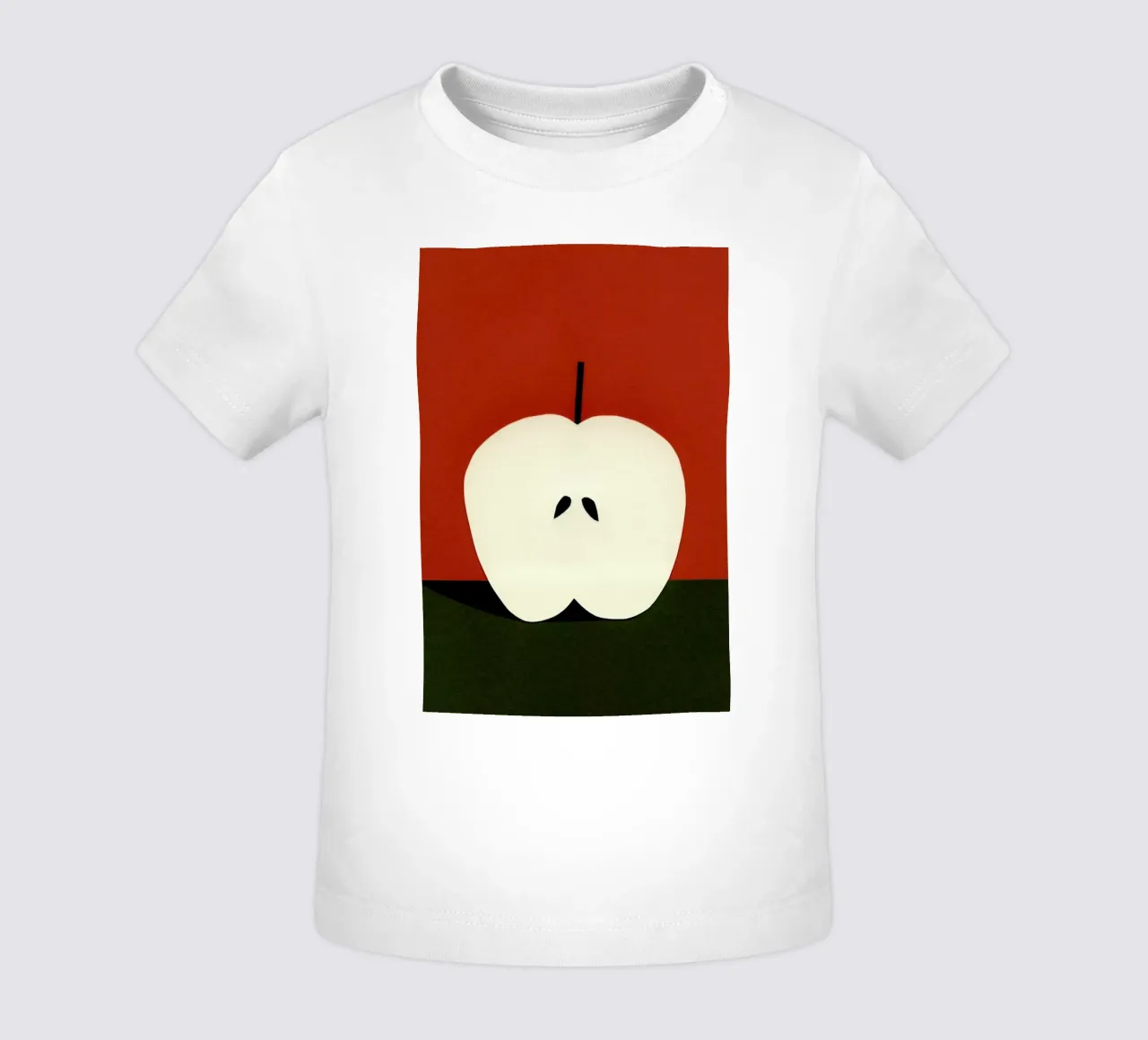 Half Red Apple maglietta neonato da Rosi Feist