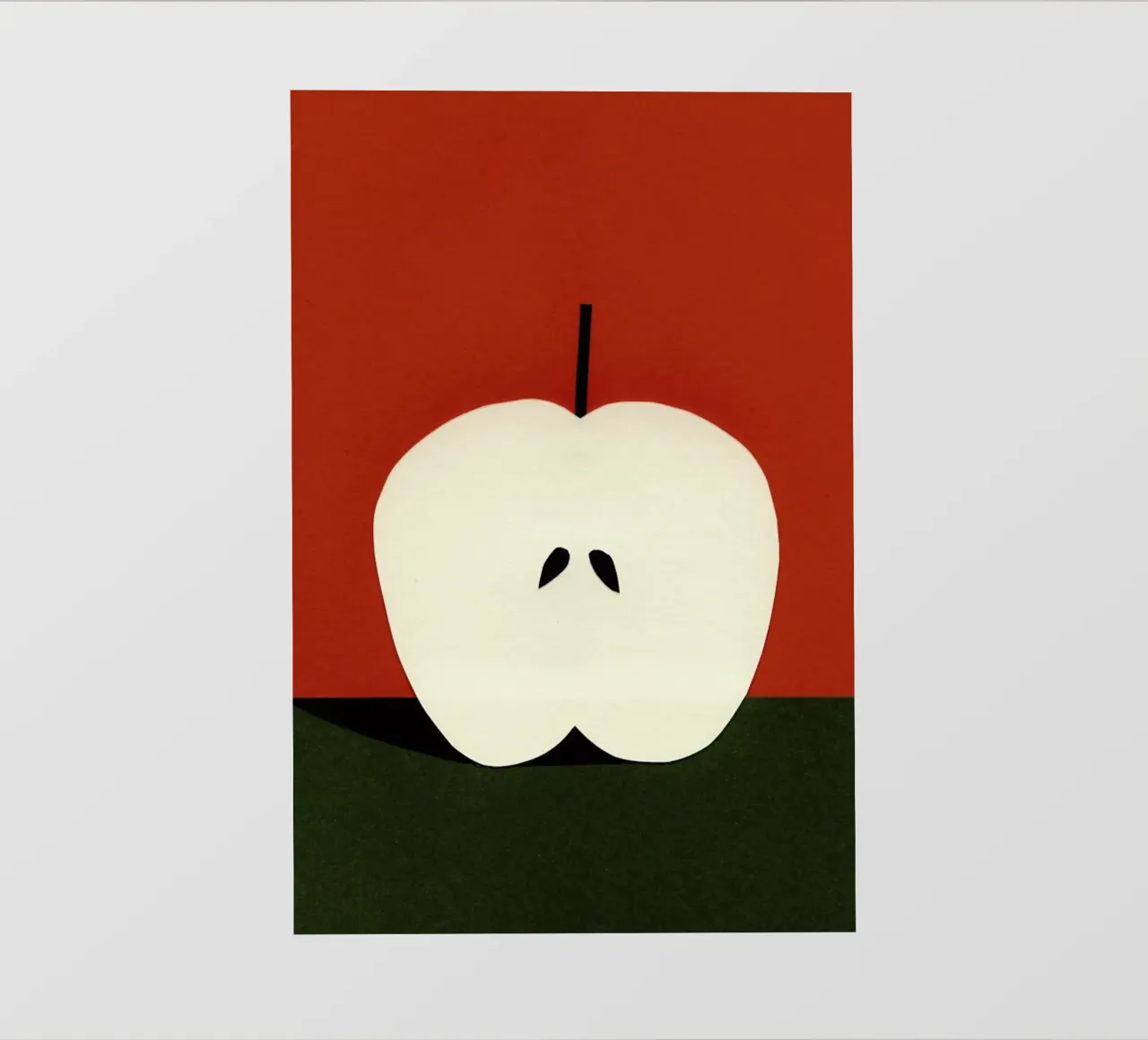 Half Red Apple telo in pvc da Rosi Feist