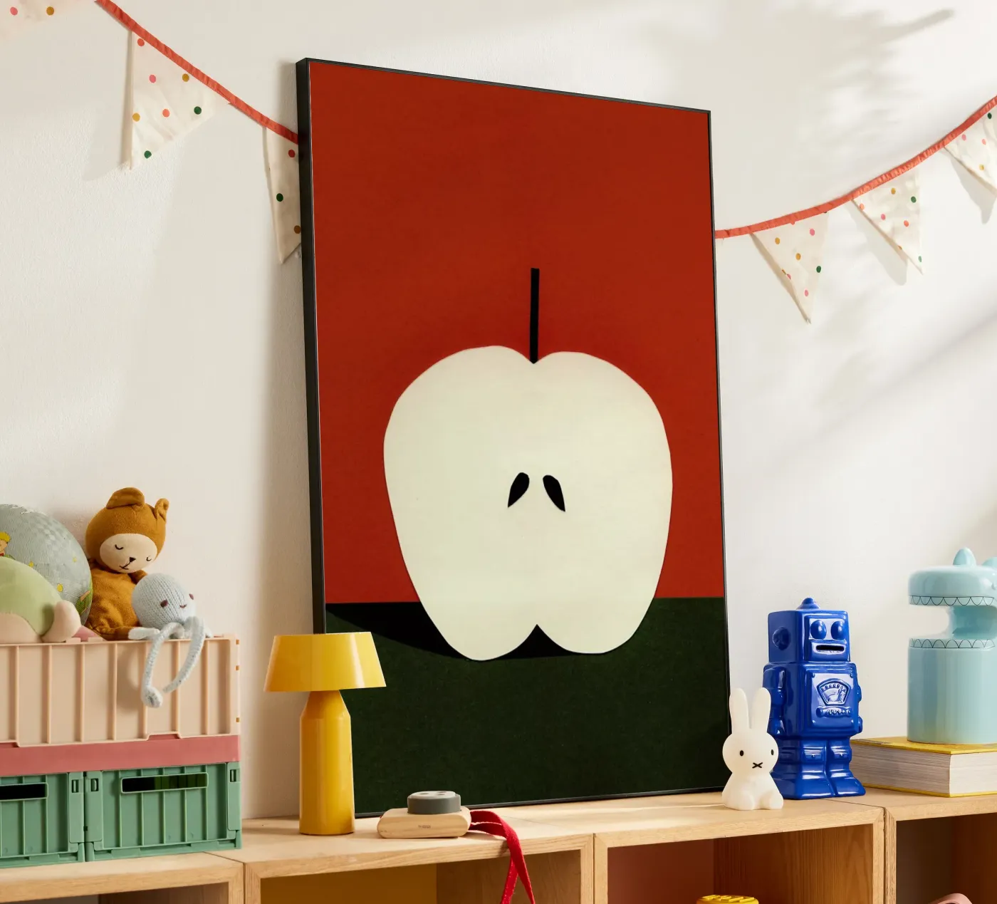 Half Red Apple pannello forex da Rosi Feist
