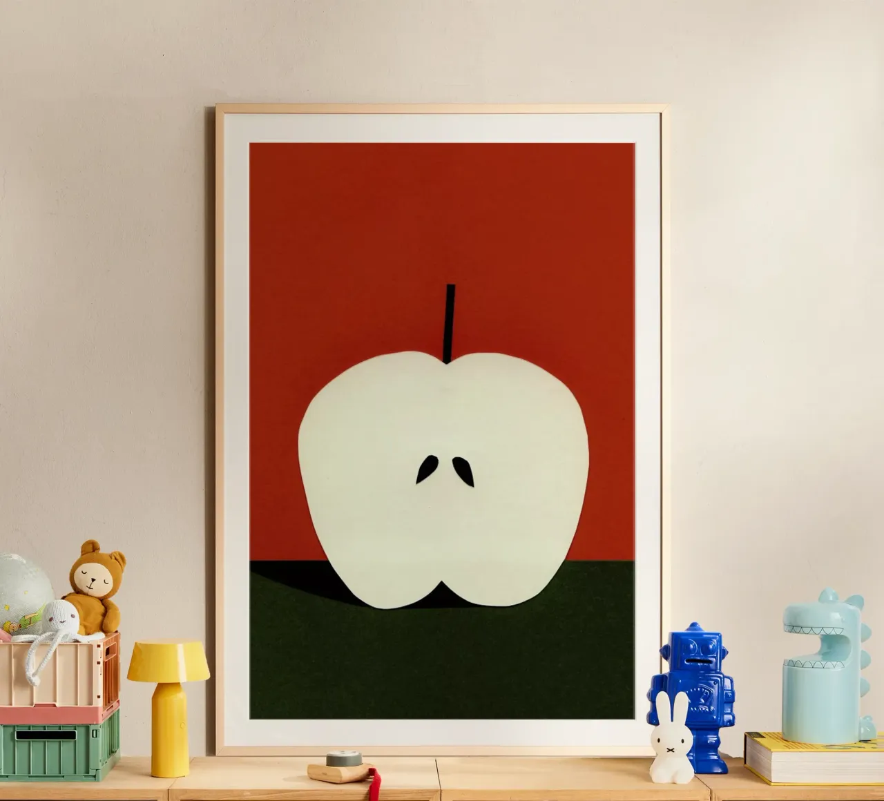 Half Red Apple poster da Rosi Feist