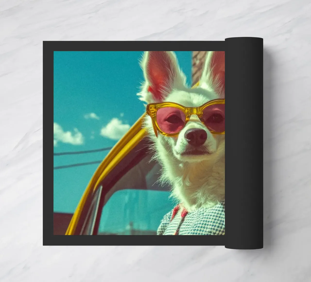 Bianca zerbino da Affiches Chien Originales – Dogland