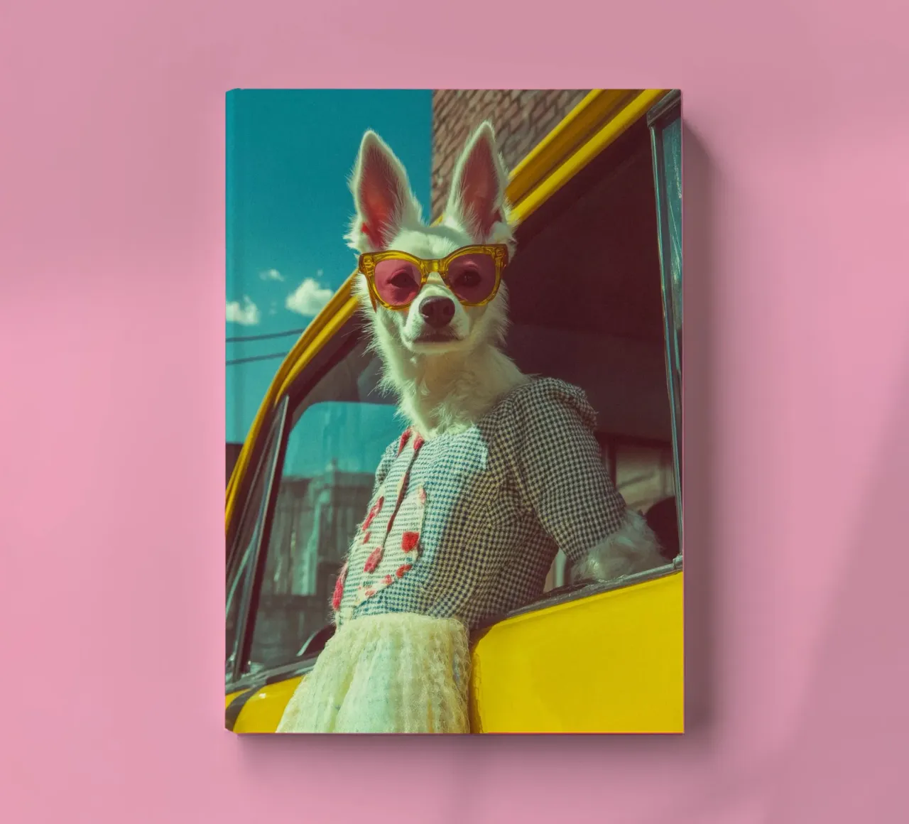 Bianca notebook by Affiches Chien Originales – Dogland