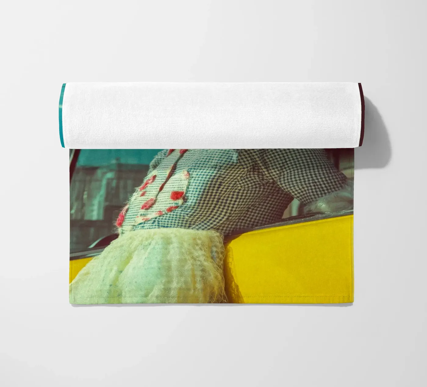 Bianca telo mare da Affiches Chien Originales – Dogland