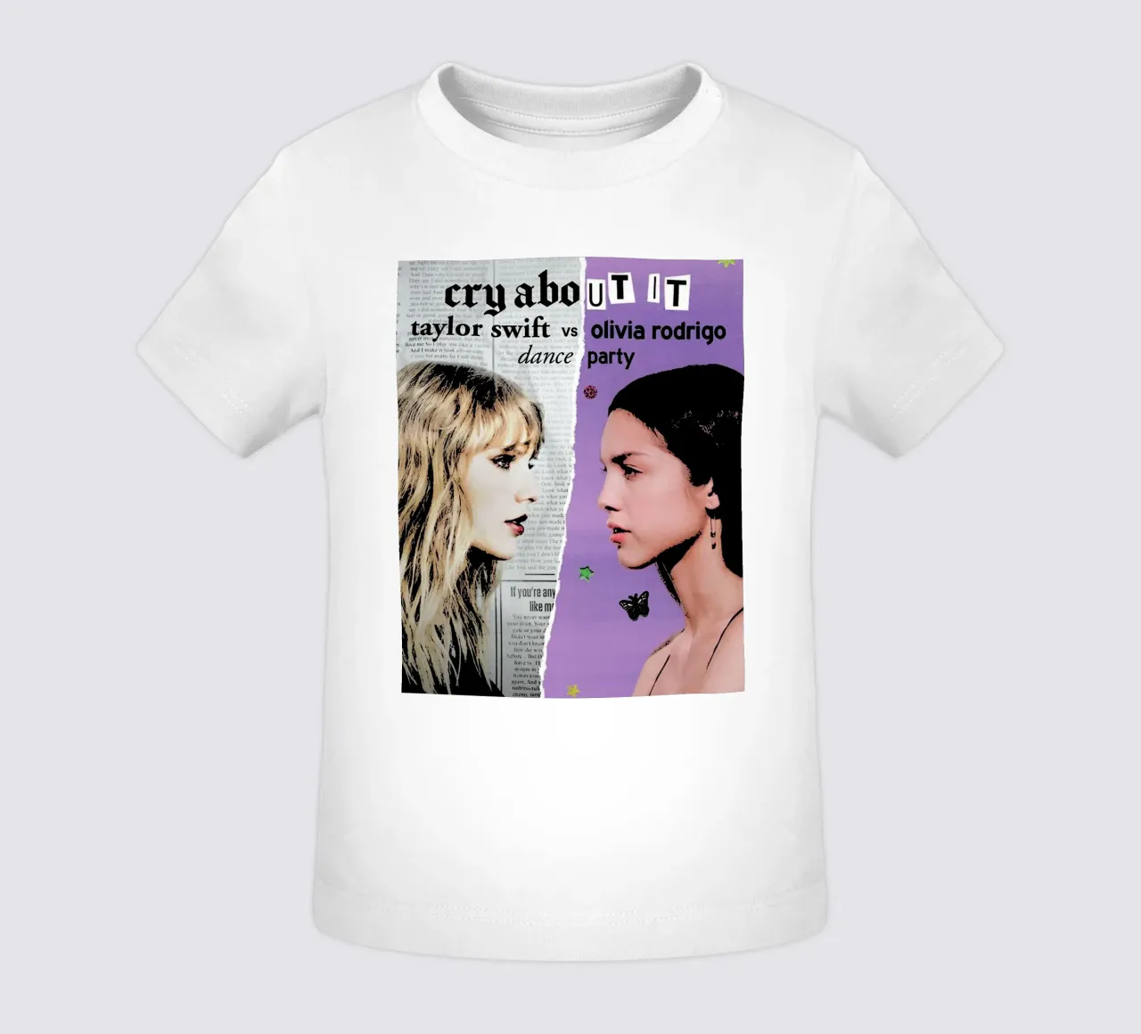 Taylor Swift e Olivia Rodriguez maglietta neonato da music soul