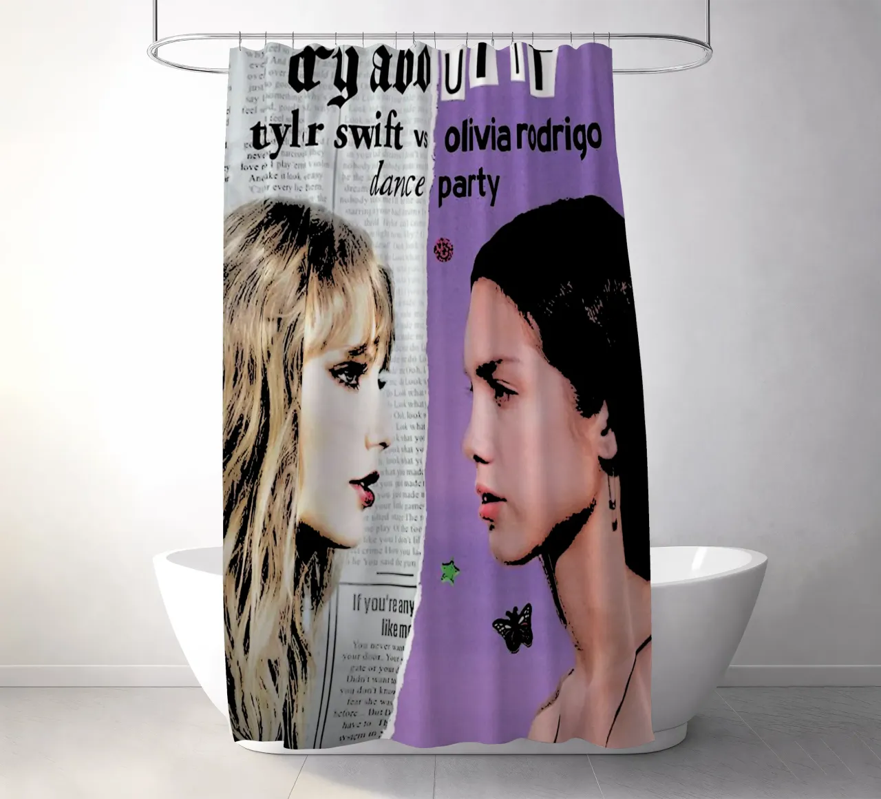 Taylor Swift e Olivia Rodriguez tenda da doccia da music soul