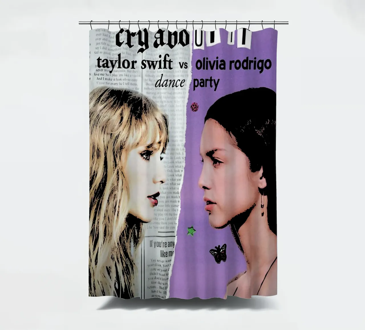 Taylor Swift e Olivia Rodriguez tenda da doccia da music soul