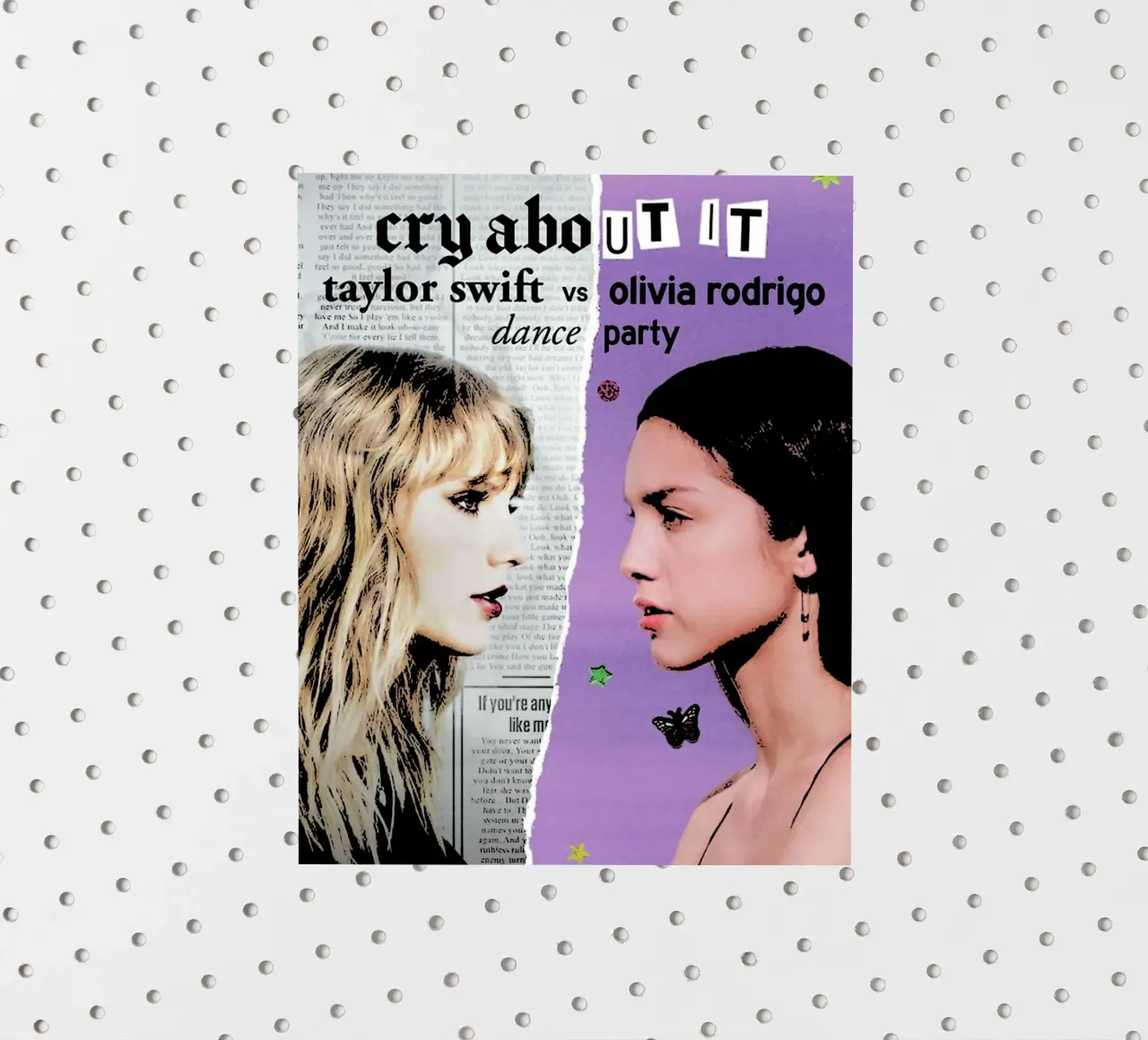 Taylor Swift e Olivia Rodriguez adesivo da music soul
