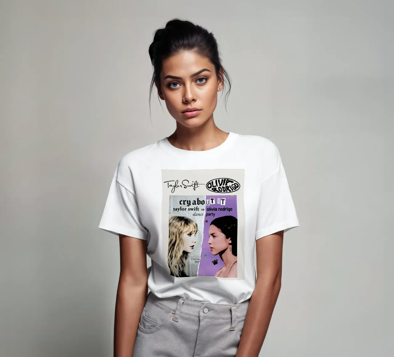 Taylor Swift e Olivia Rodriguez 2 t-shirt da music soul