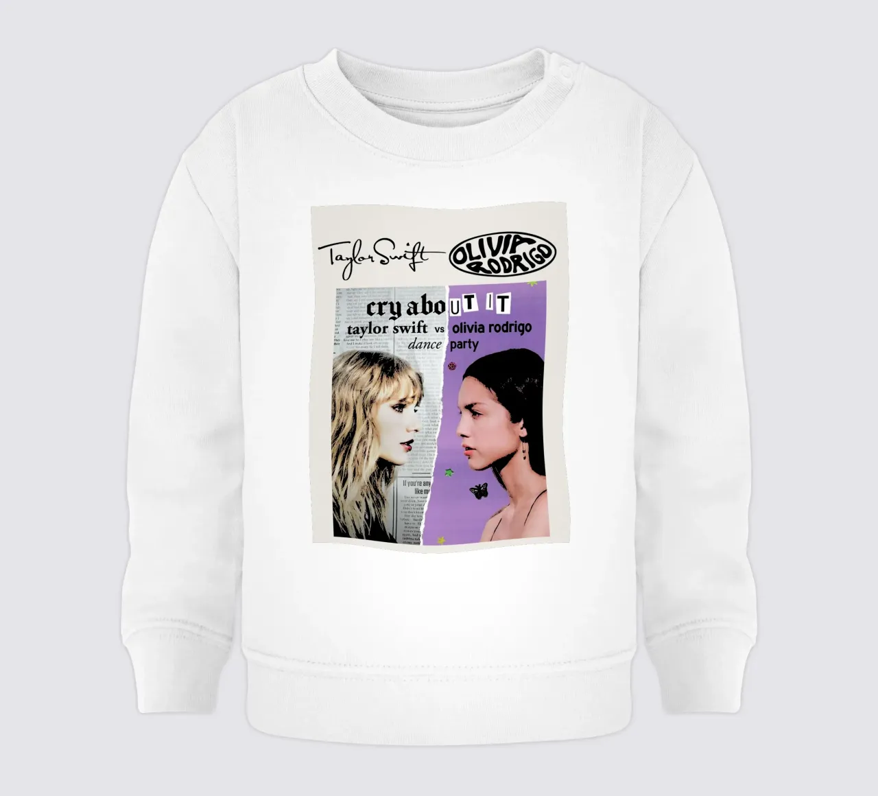 Taylor Swift e Olivia Rodriguez 2 felpa neonato da music soul