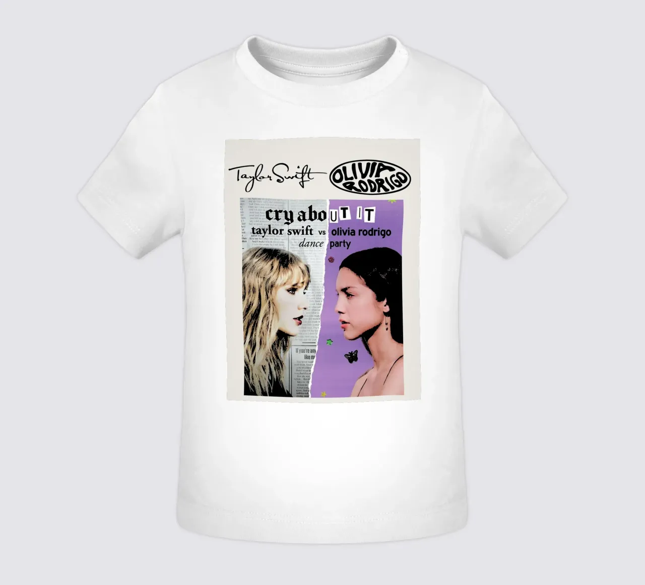 Taylor Swift e Olivia Rodriguez 2 maglietta neonato da music soul