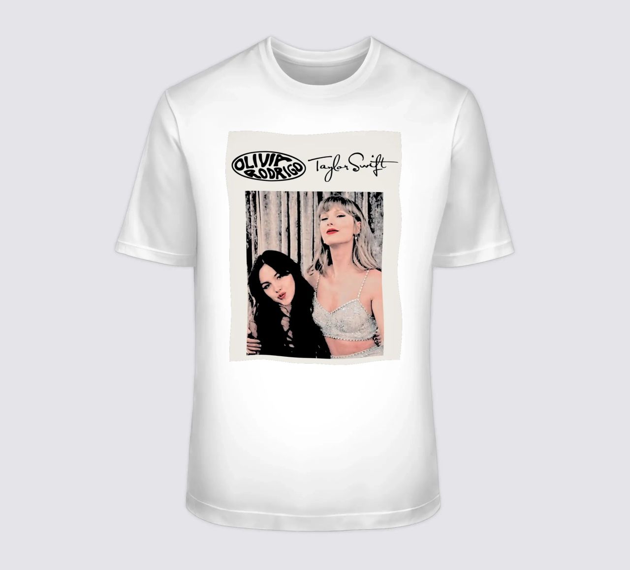 Taylor Swift e Olivia Rodriguez Arte t-shirt da music soul