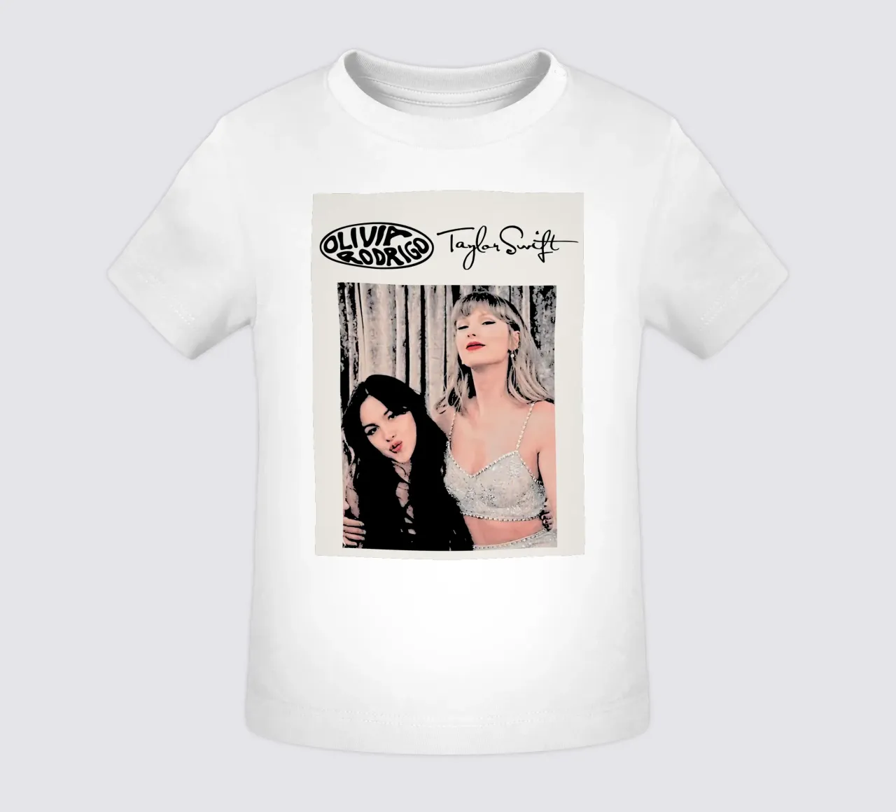 Taylor Swift e Olivia Rodriguez Arte maglietta neonato da music soul
