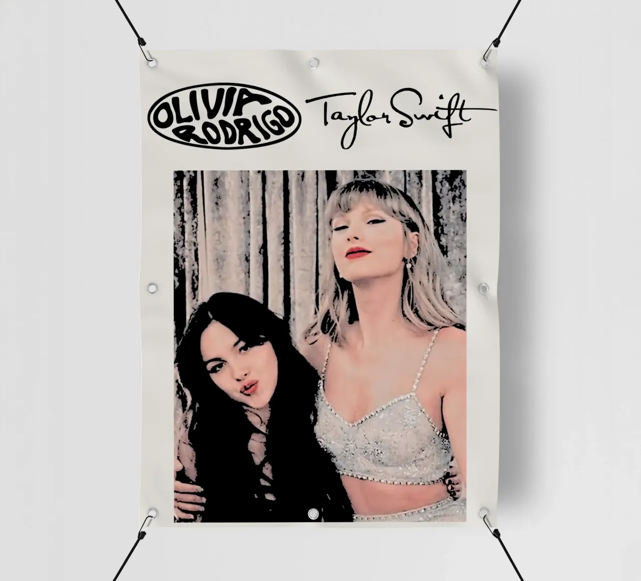 Taylor Swift e Olivia Rodriguez Arte telo in pvc da music soul