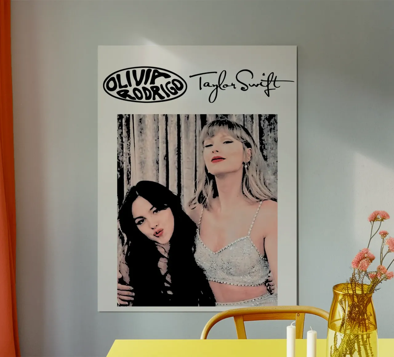 Taylor Swift en Olivia Rodriguez kunst hahnemühle van music soul