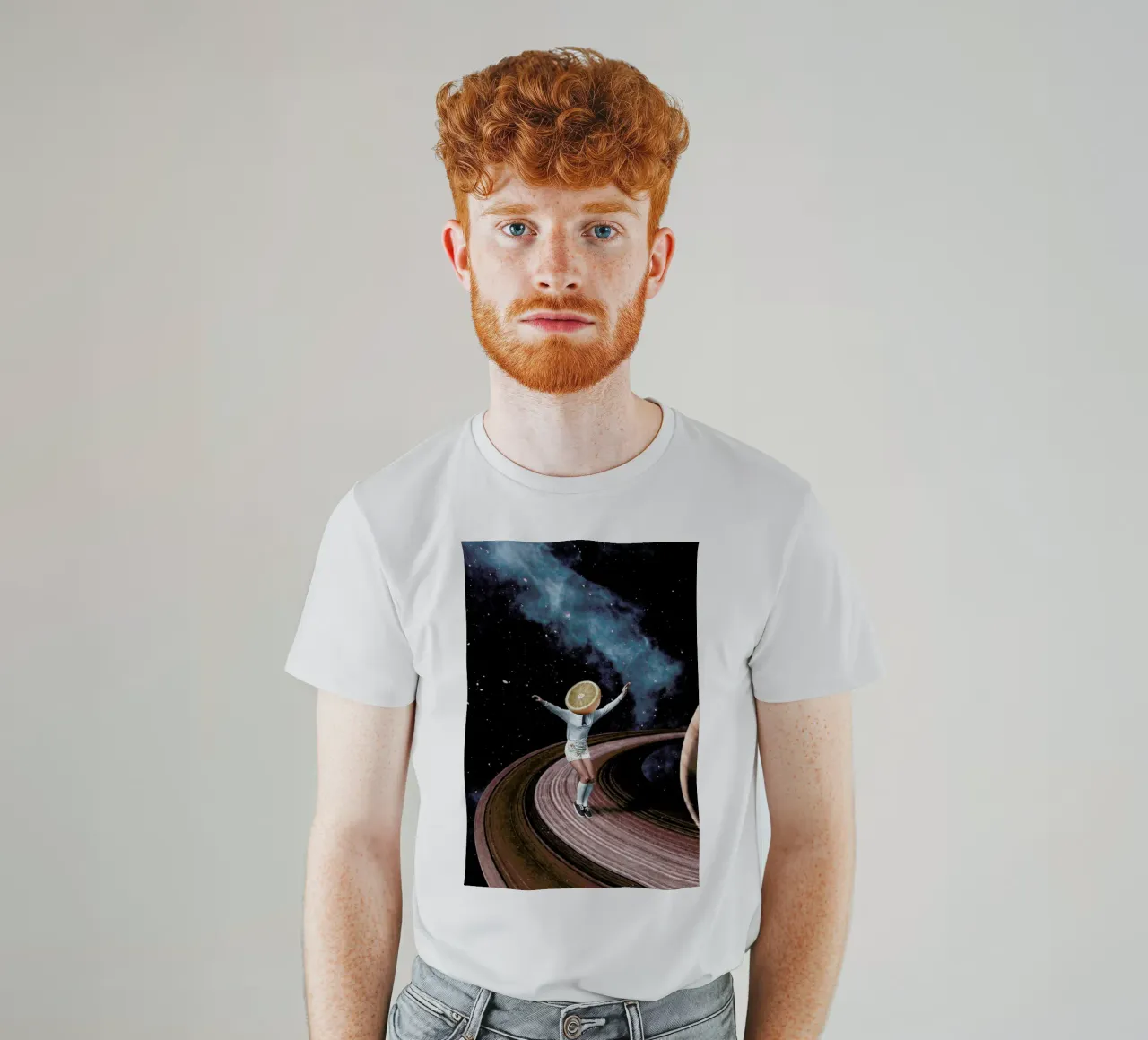 Jumping Oranges in My Head t-shirt da Maarten Léon