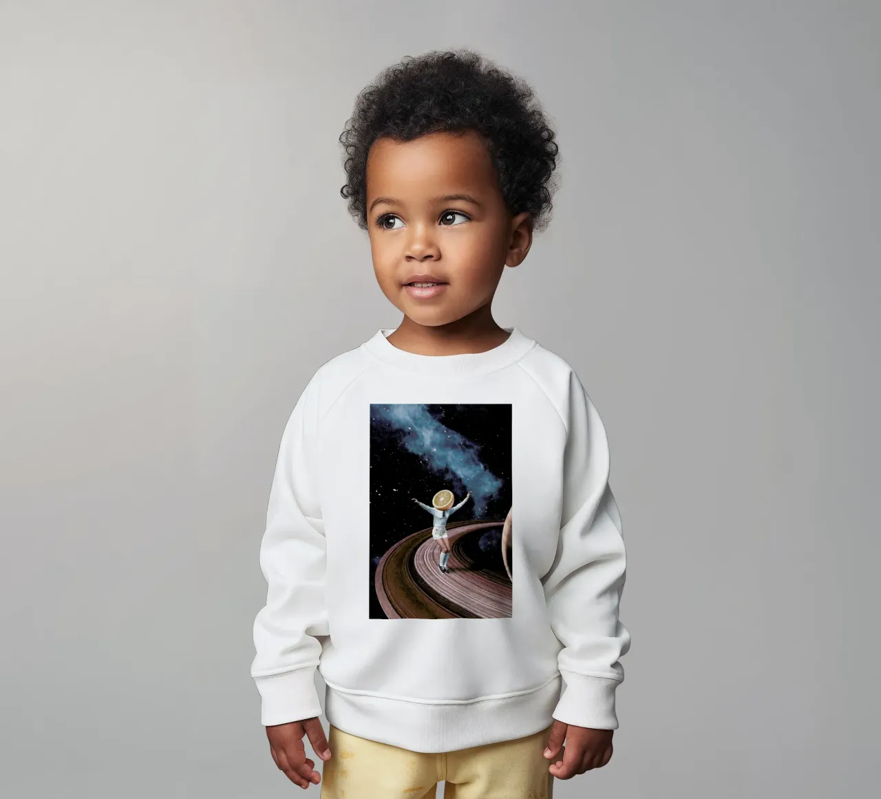 Jumping Oranges in My Head felpa neonato da Maarten Léon