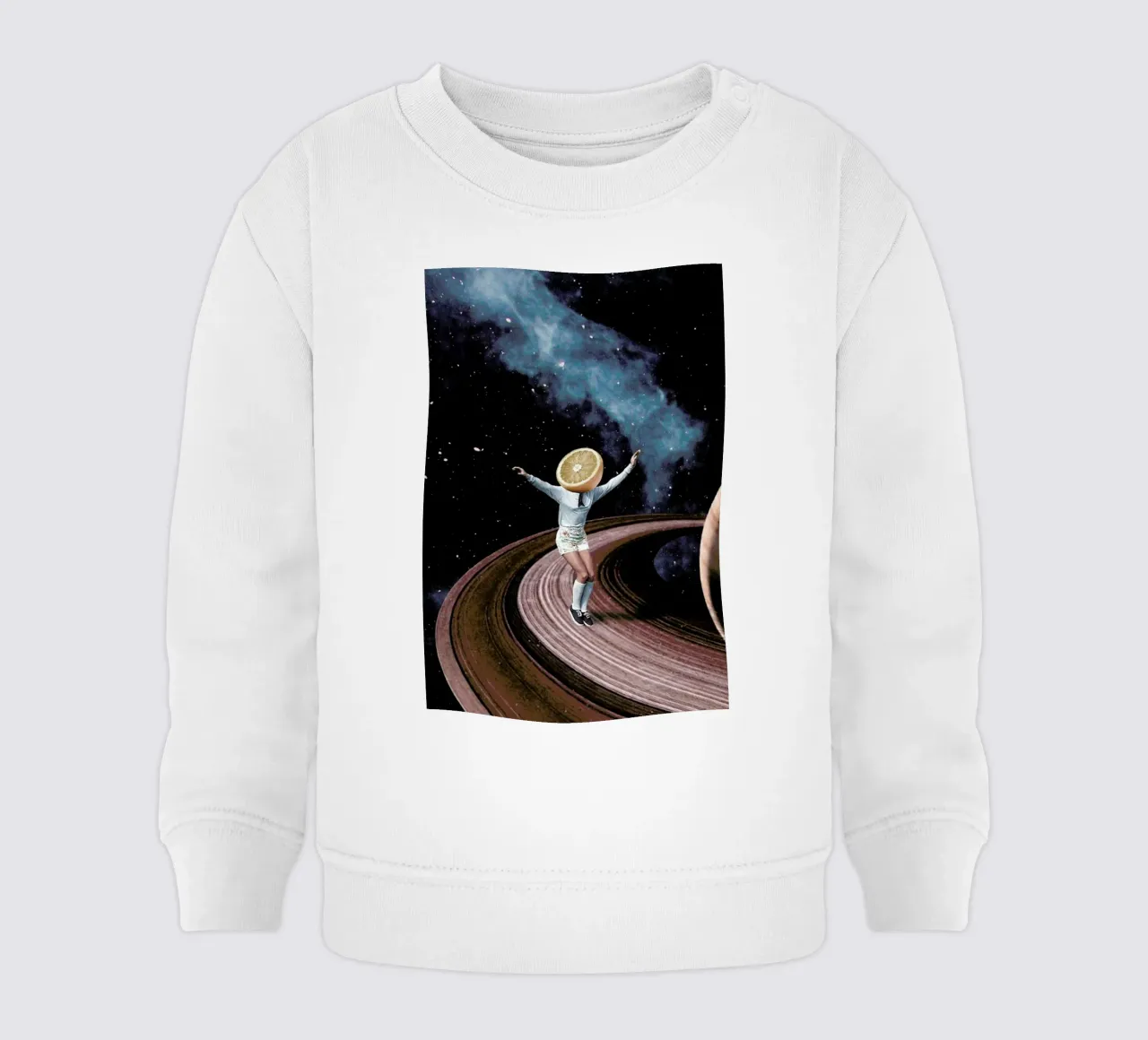 Jumping Oranges in My Head felpa neonato da Maarten Léon