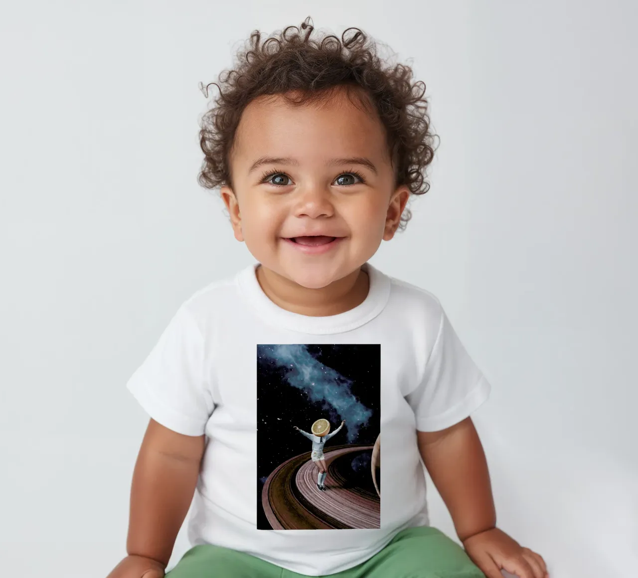 Jumping Oranges in My Head camiseta de bebé de Maarten Léon