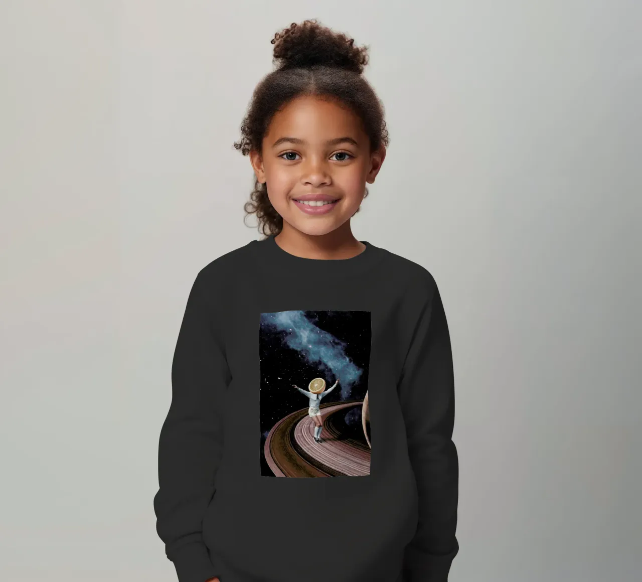 Jumping Oranges in My Head felpa bambino da Maarten Léon