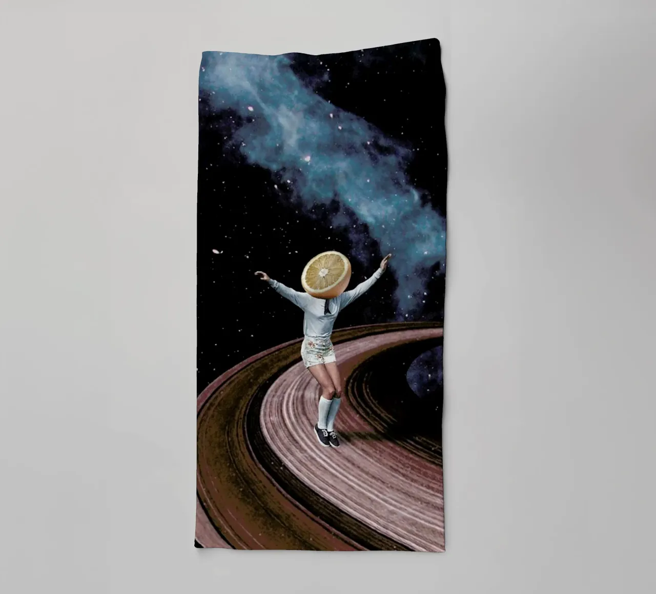 Jumping Oranges in My Head asciugamano da bagno da Maarten Léon