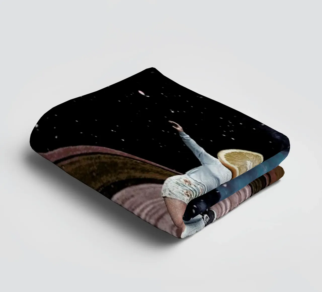 Jumping Oranges in My Head asciugamano da bagno da Maarten Léon