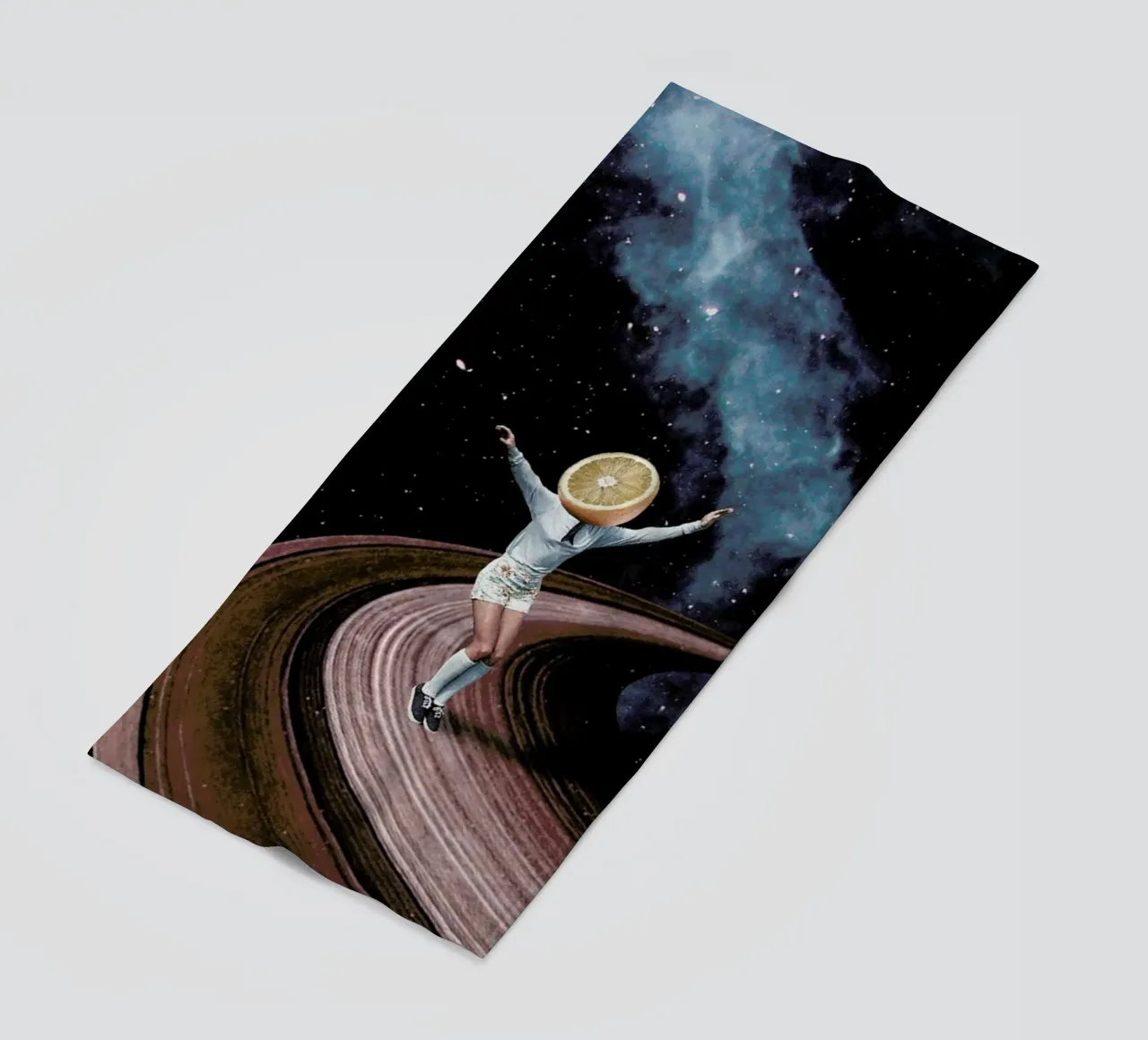 Jumping Oranges in My Head telo mare da Maarten Léon