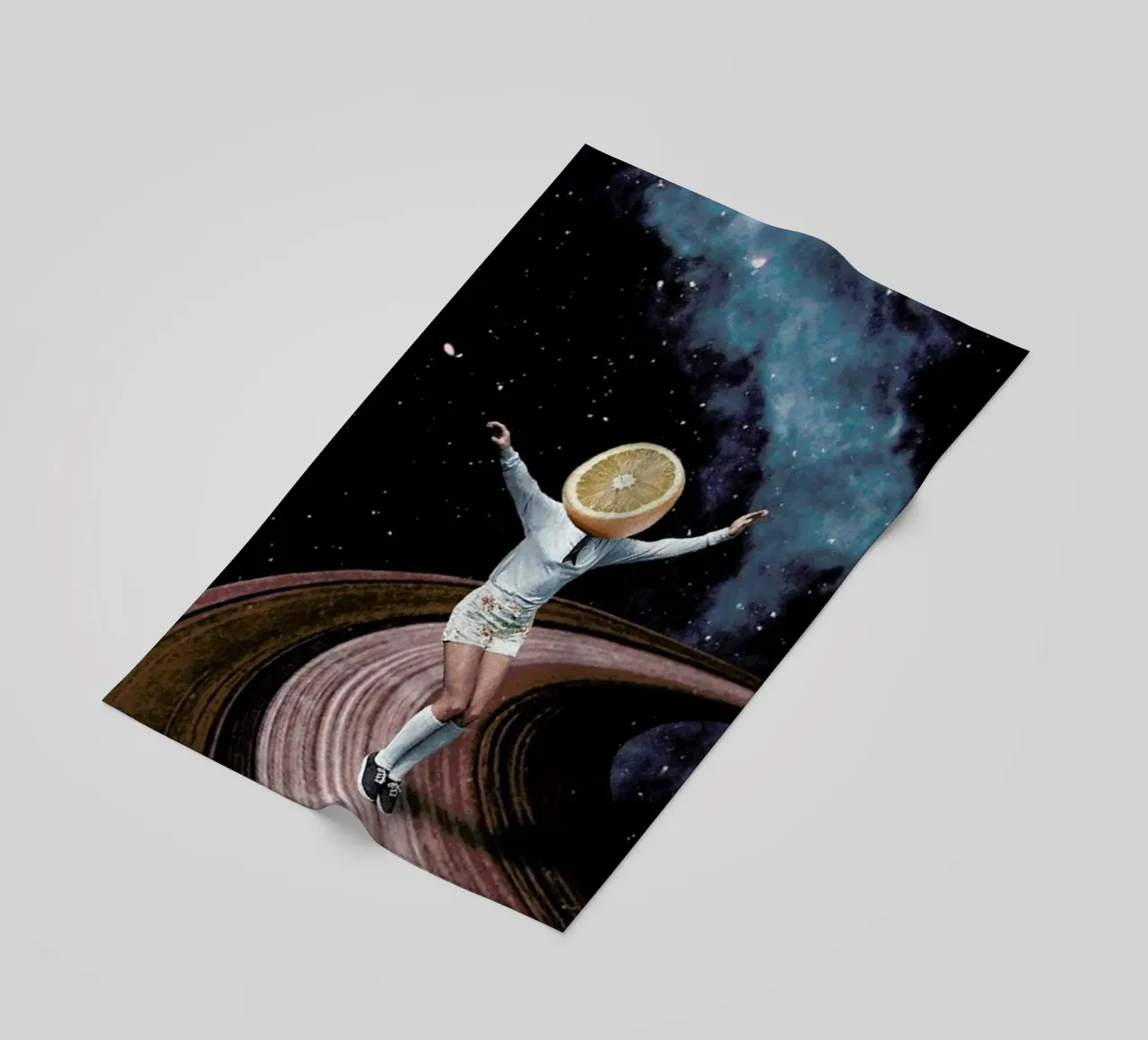 Jumping Oranges in My Head telo mare da Maarten Léon