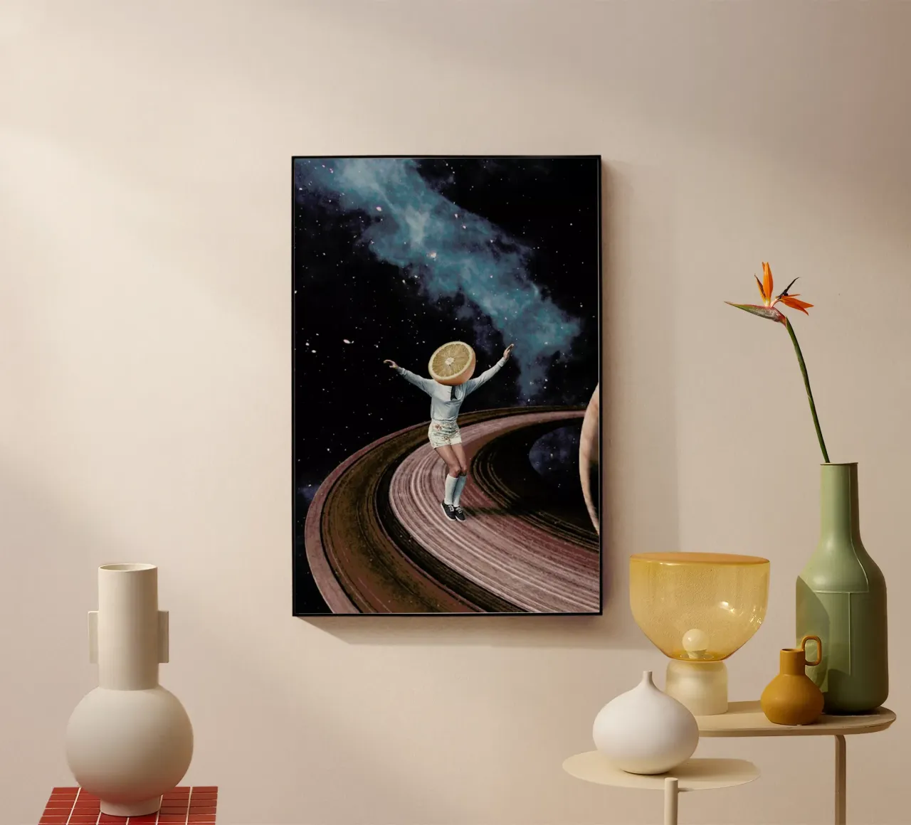 Jumping Oranges in My Head plexiglass da Maarten Léon