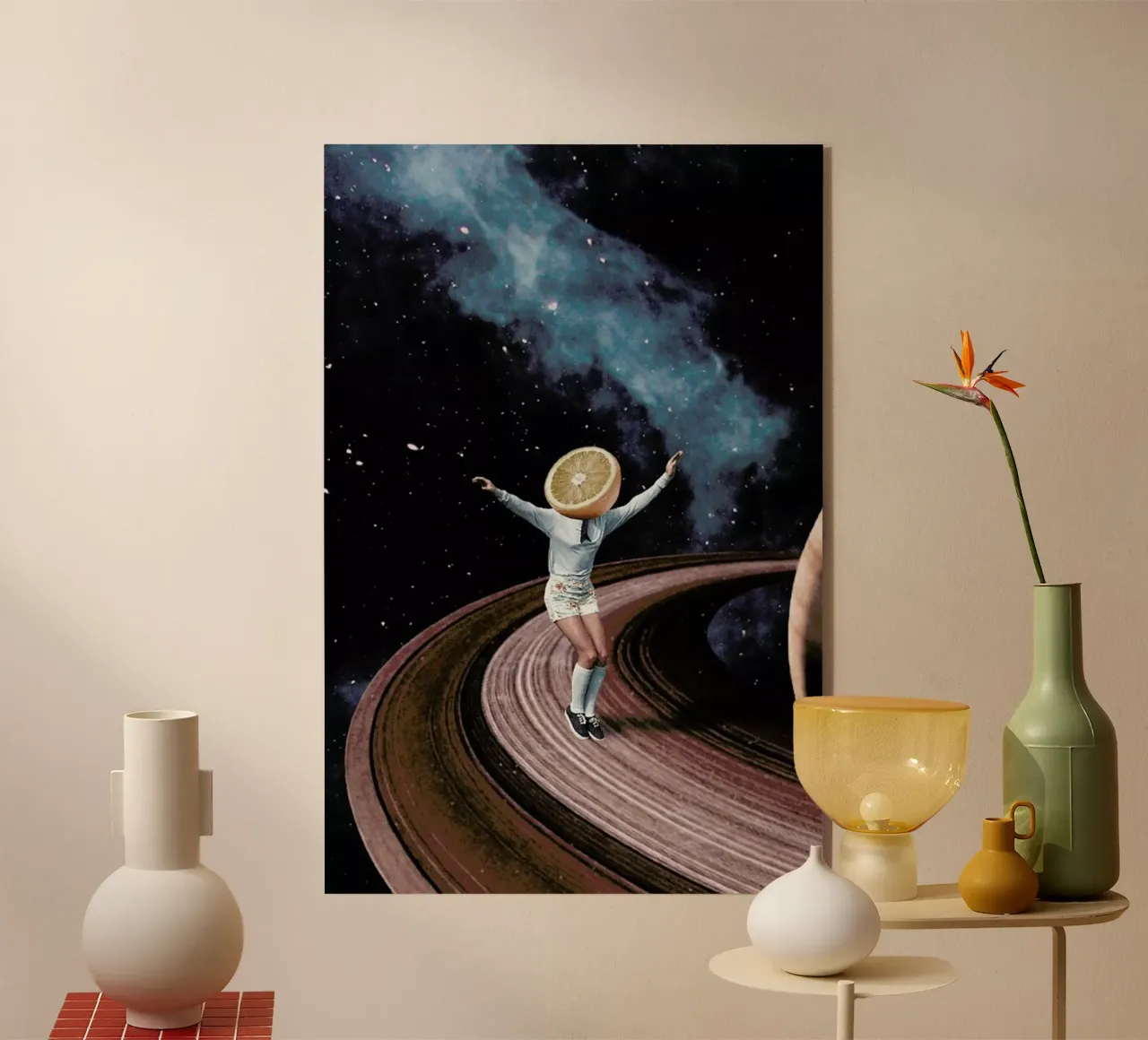 Jumping Oranges in My Head plexiglass da Maarten Léon