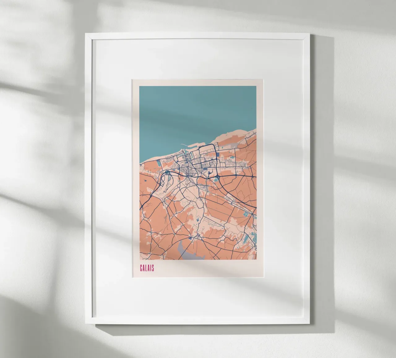 Calais - Porta della Francia poster con telaio in plastica da MOOODZART