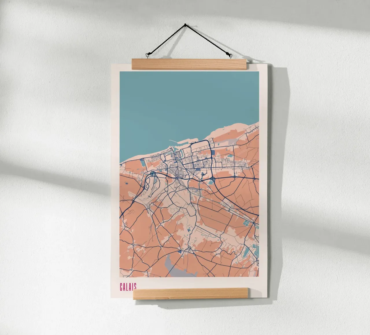 Calais - Porta della Francia poster con telaio in plastica da MOOODZART