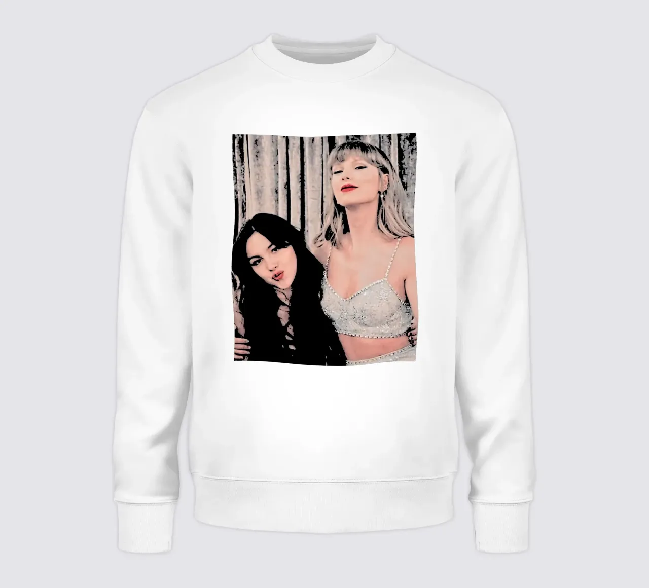 Taylor Swift e Olivia Rodriguez pop art felpa da music soul