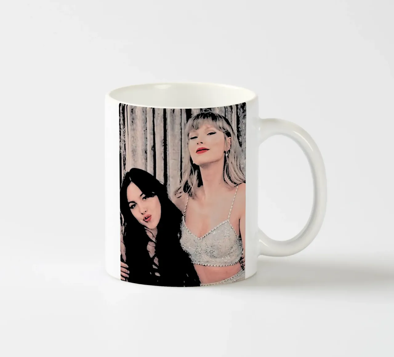 Taylor Swift e Olivia Rodriguez pop art tazza in ceramica da music soul