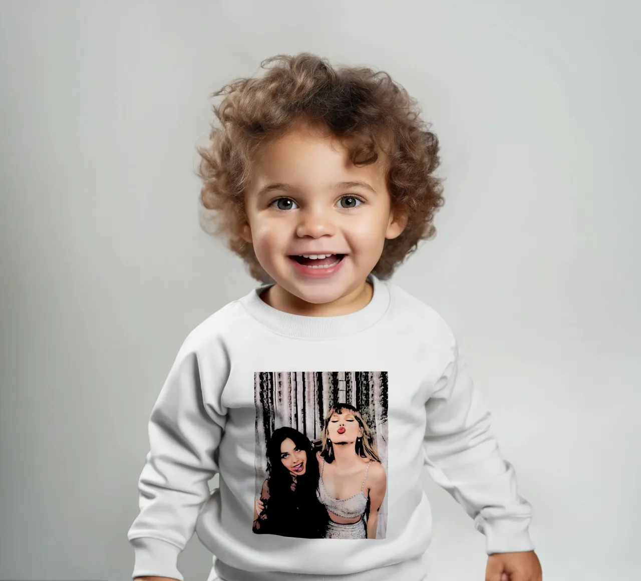 Taylor Swift y Olivia Rodriguez arte pop sudadera de bebé de music soul