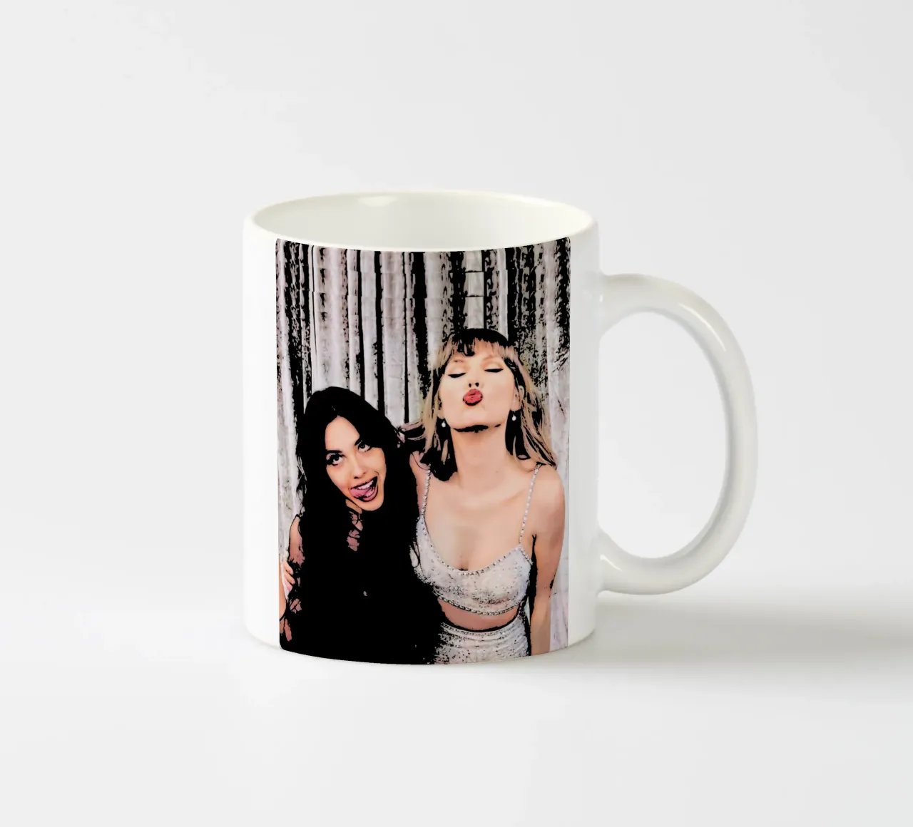 Taylor Swift en Olivia Rodriguez pop-art keramische mok van music soul