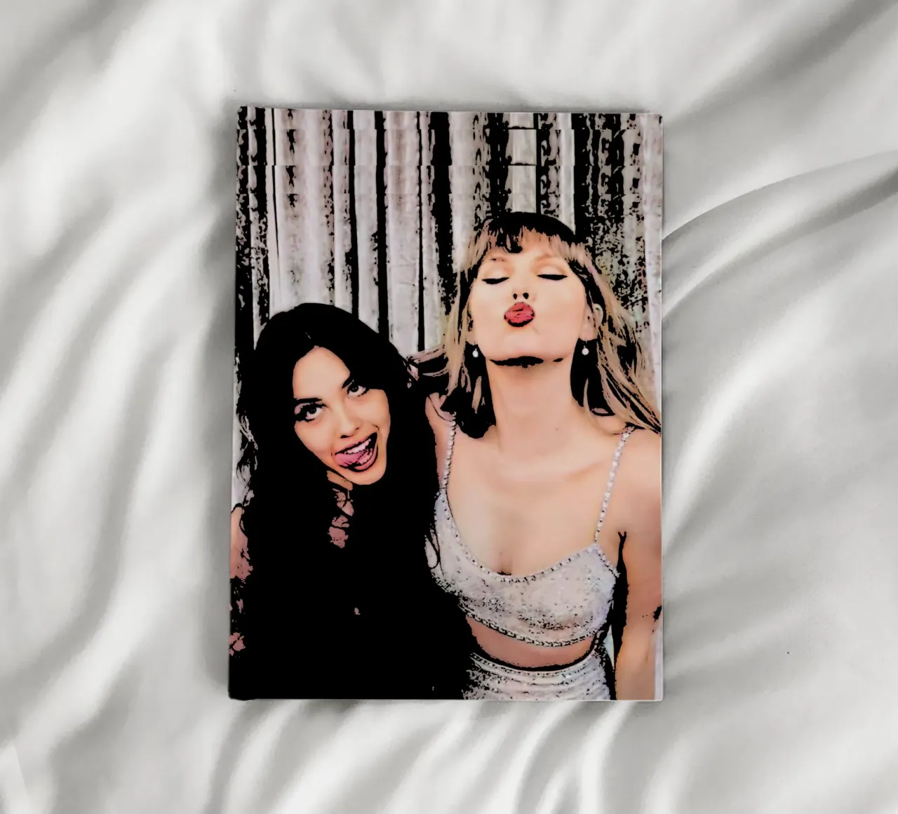 Taylor Swift And Olivia Rodriguez pop art notebook by music soul
